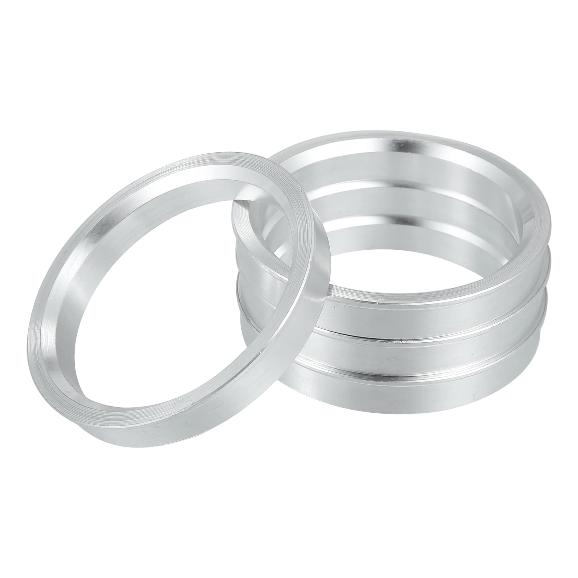 X AUTOHAUX Anillos Centrados De Eje Universales 4uds Aleación De Aluminio | Aleación De Aluminio, 67.1mm A 57.1mm, Grosor 10mm, Universal, Mecanizado Con Precisión, Elimina Vibraciones