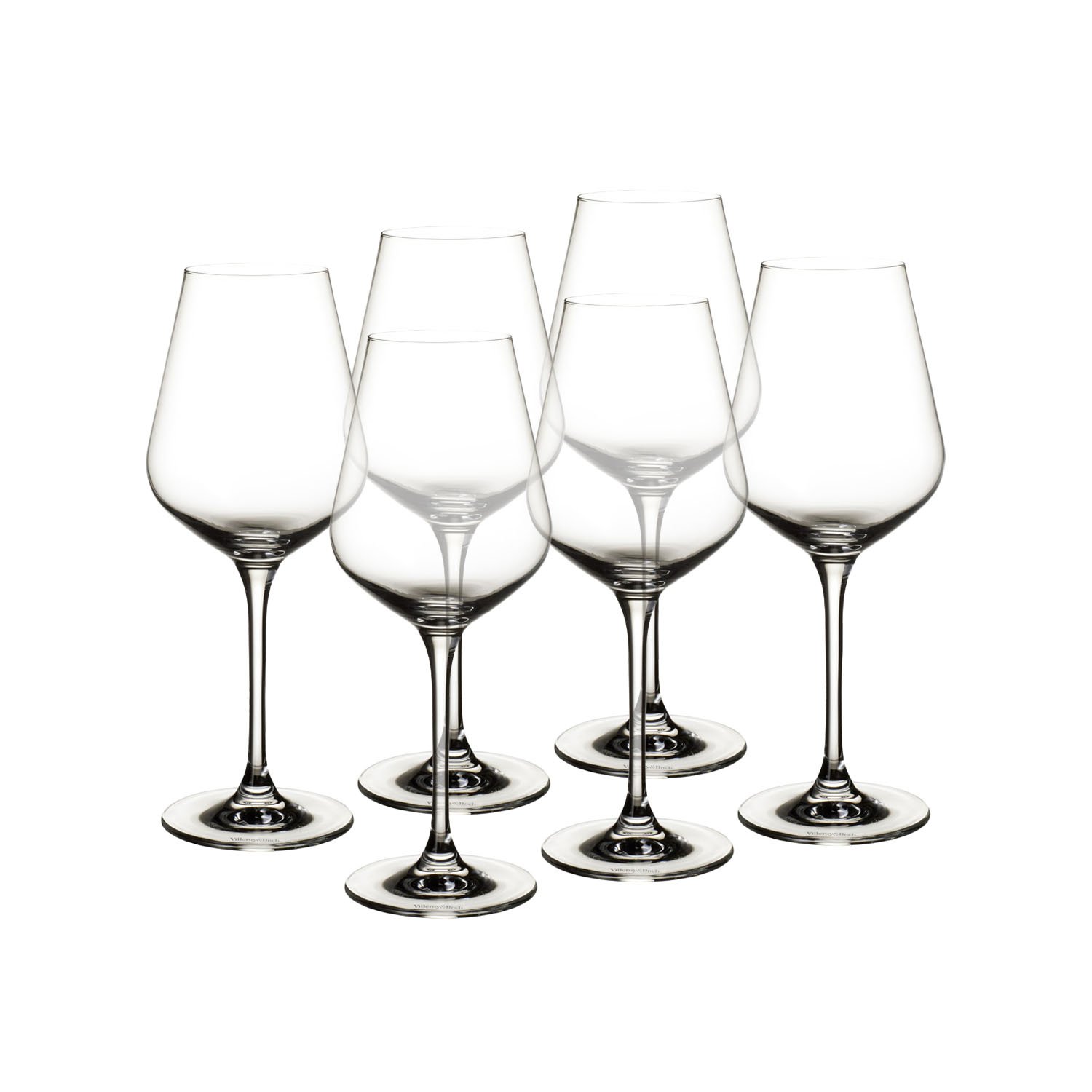 Villeroy & Boch Transparent La Divina Red Wine Goblet Set Of 6