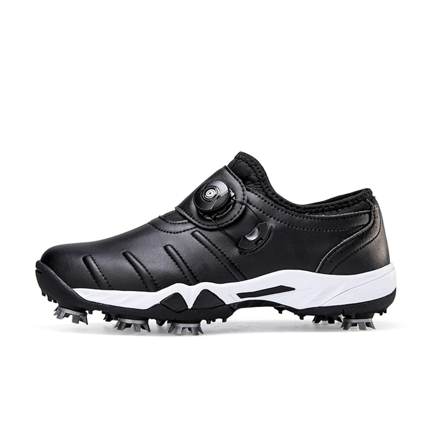 Chaussures de Golf Imperméables à Pointes pour Hommes, Chaussures de Golf Légères et Antidérapantes