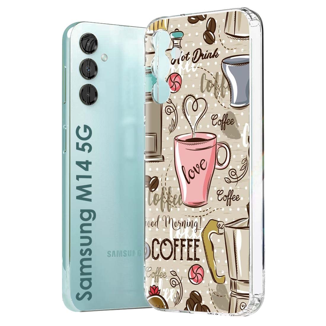 Fashionury Designer Printed Soft Silicone Back Case Cover for Samsung Galaxy M14 5G Back Cover for Samsung Galaxy M14 5G -D0007 (B0C3HPDXG5) Amazon Price History, Amazon Price Tracker