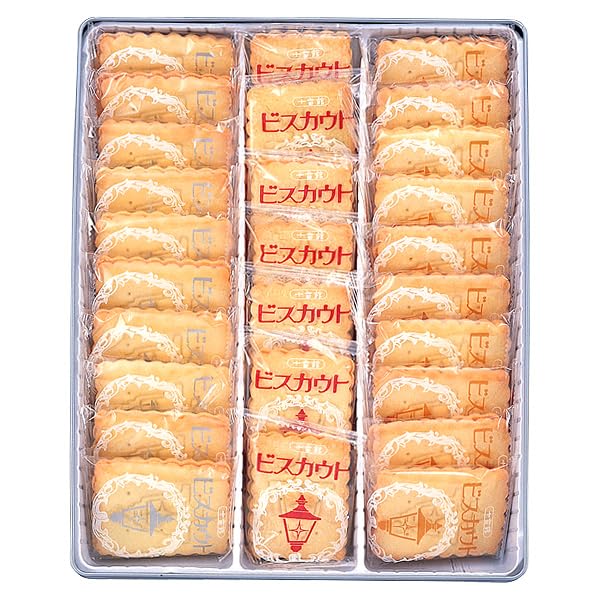 Amazon.co.jp: 馬車道十番館 ビスカウト 27枚入り 1箱 袋付き クッキー