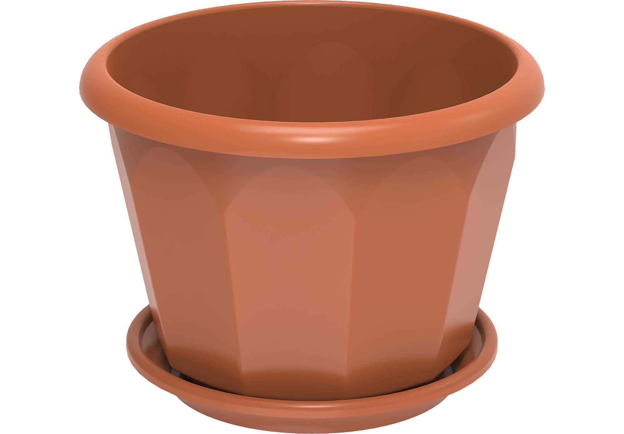 Cosmoplast Plastic Hexagonal Flowerpot