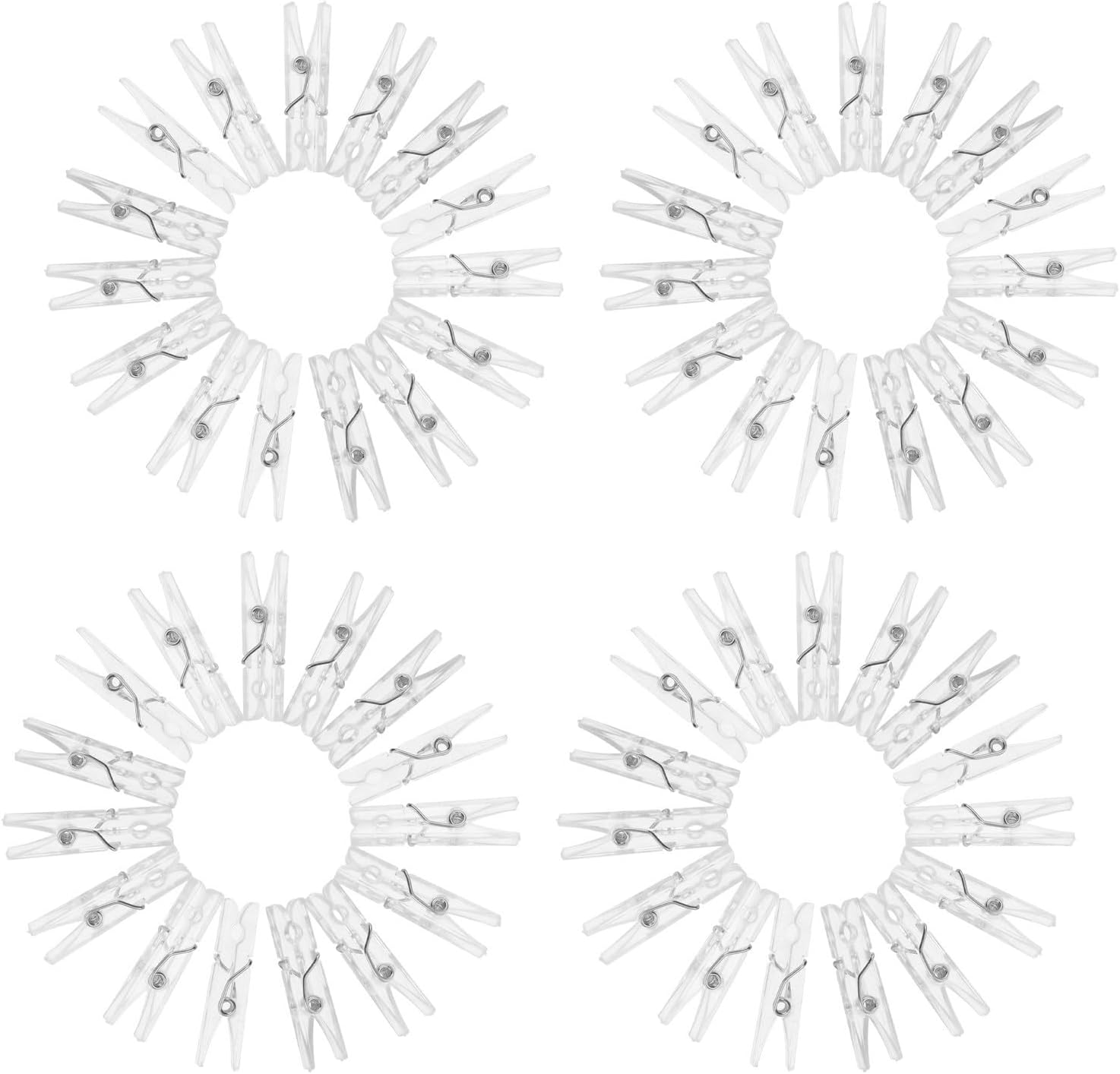 200pcs Mini Photo Clips Plastic for Notes and Photos