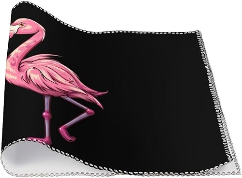 Miniatura 3 de Flamingo Beer Placemats Set of 6 Resistant Table Mats Washable Place Mats for Dinner Party Table Decoration