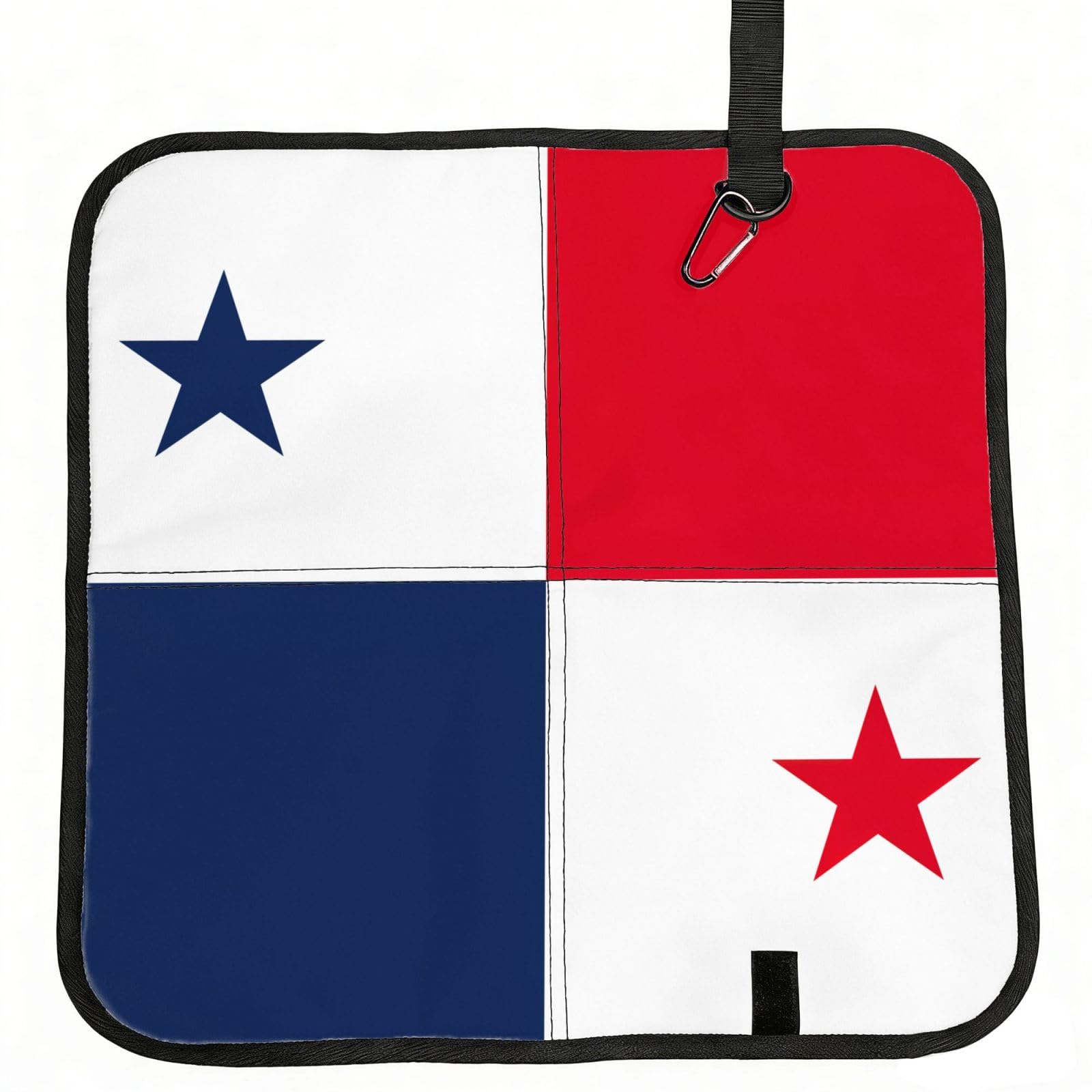 DIEzig Flag of Panama Printed Compact Foldable Sitting Pad Oxford Base, Portable Cushion for Fishing Sports Events