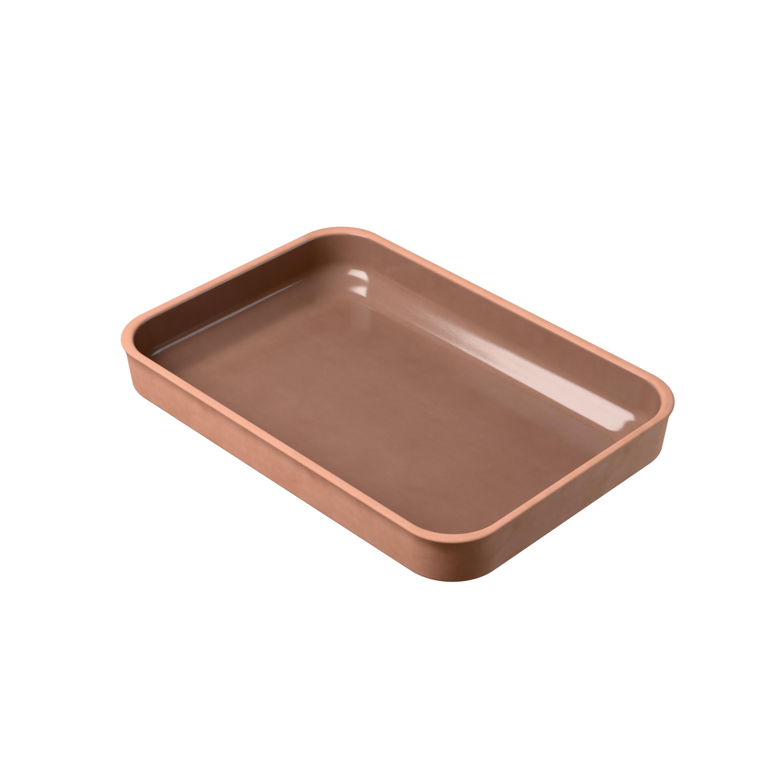 myromy® Auflaufform 2,8 L Keramik – Backform & Grillform | Flache Keramikform für Aufläufe, Gemüse, Brot & Grillgerichte – leer vorheizbar, servierstark und pflegeleicht