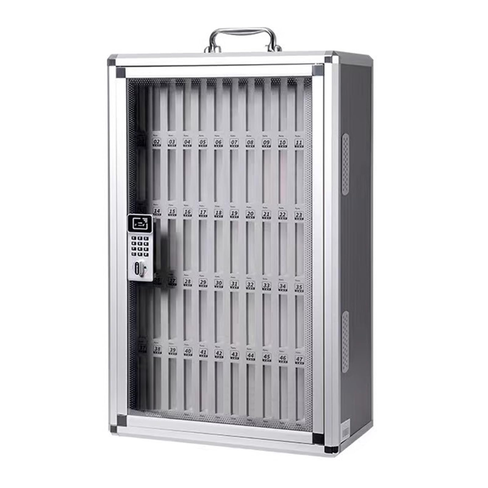 Supporto da parete per telefono cellulare per aule e scuoleOrganizer per esami 39,3 x 21 x 63,3 cm, ideale per studenti e insegnanti, design durevole e salvaspazio