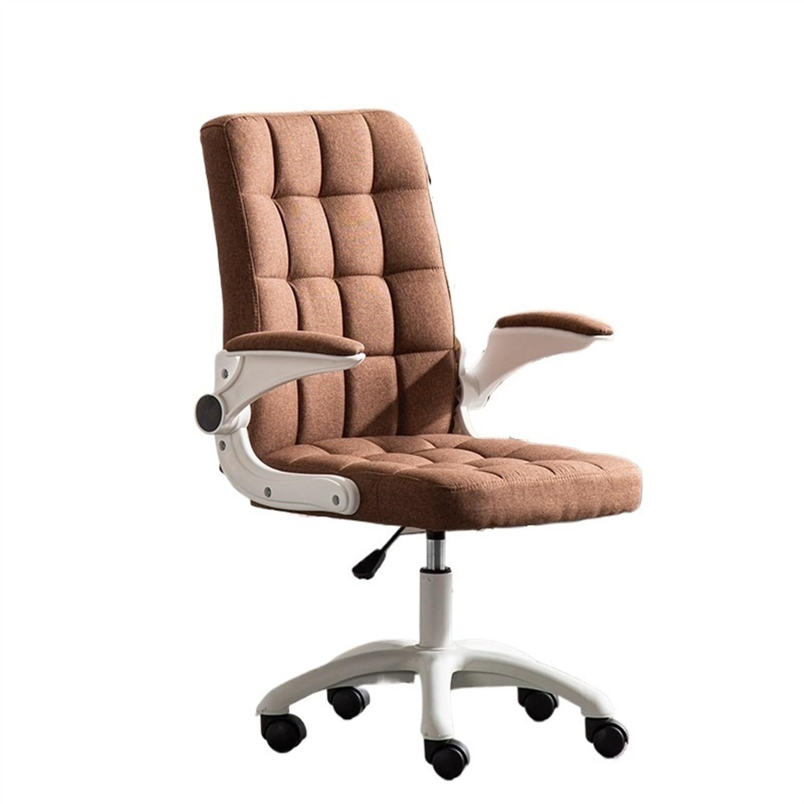 Chaise de bureau ergonomique tissu confort siège étude accoudoirs réglables LWX maison