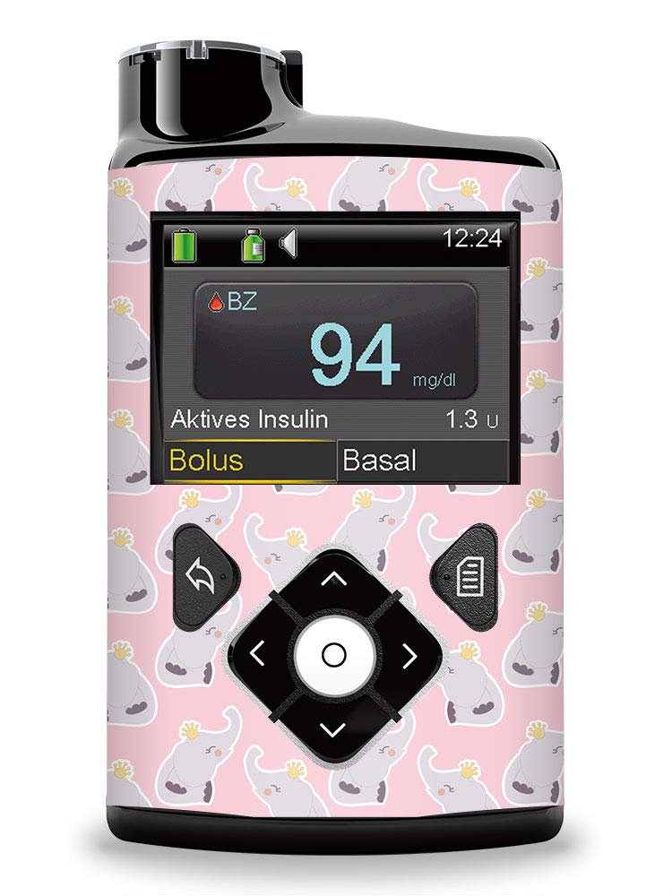 Pink Elephants - Sticker Skin for Medtronic Minimed