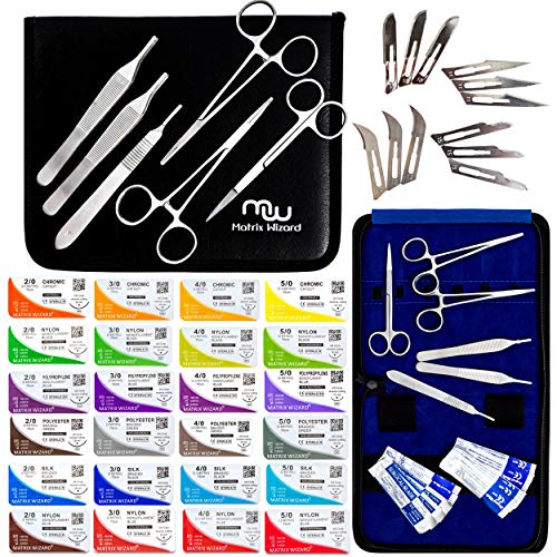 Mixed Sterile Suture Threads with Needle Plus Training Tools