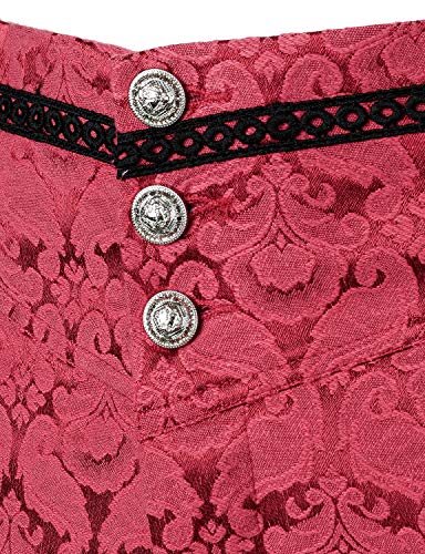 Image of VATPAVE Mens Gothic Pants Cosplay Costume Trousers Steampunk Victorian Pants