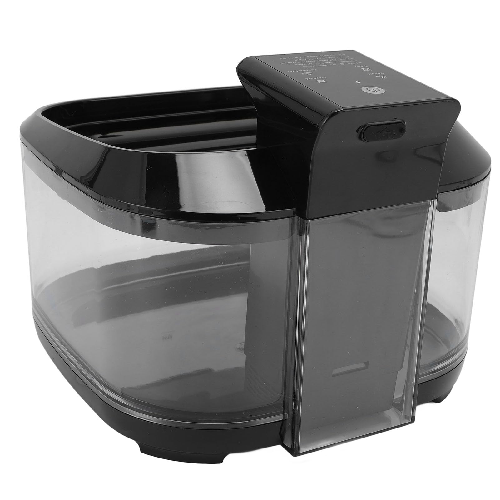 Haofy Fuente de Agua para Gatos de 4,5 L, Dispensador Automático de Agua para Gatos, Fuente de Silenciosa de Gran Capacidad para Mascotas con Triple Filtración para, Perros (Black)