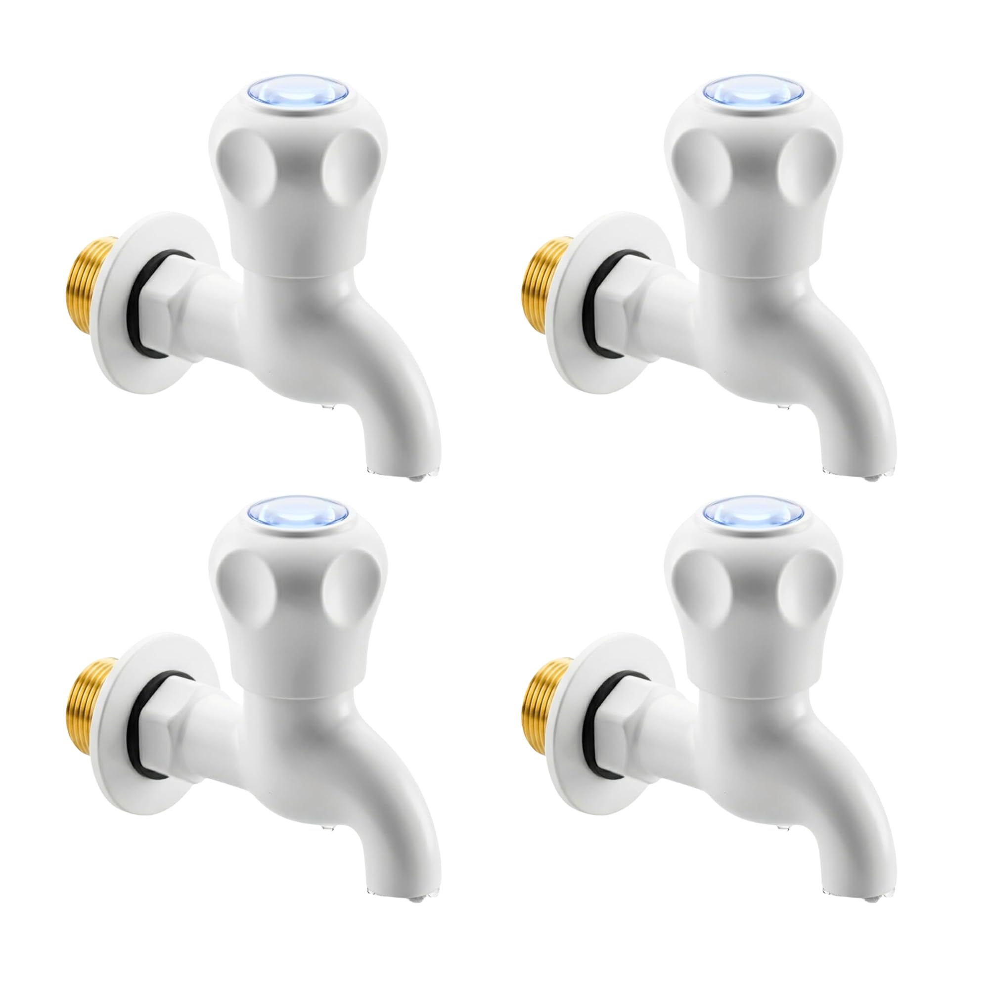 PVC Prince Bib Cock Tap for Bathroom & Kitchen | Durable Plastic Water Tap Wall Mount | Leak Proof Bib Tap for Home Use (4)-image-17