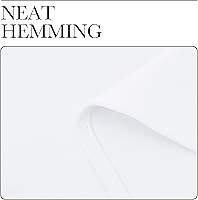 Vista 7 de NICETOWN Paneles de Cortinas para Cortinajes, Bloqueando el 50% de la Luz Solar, Cortinas de Tratamiento de Ventanas, Cortinas Pequeñas