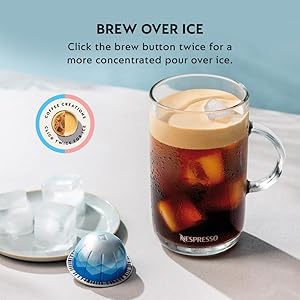 Nespresso Vertuo Pop+ Coffee and Espresso Maker by De'Longhi, Black Matte with Dark Chrome