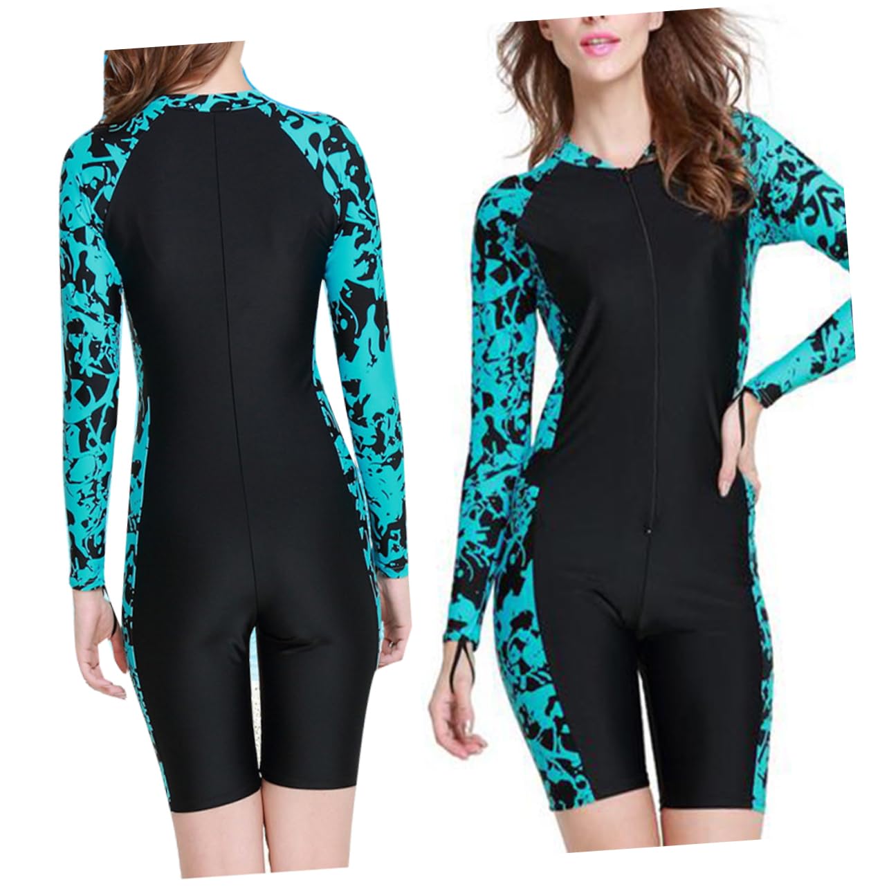 HANABASS Thermal Full Body Diving Suit Long Sleeve Uv Protection Swimwear Wetsuit Swimwear Women