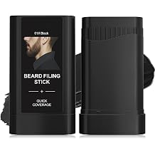 Beard Dye for Men,Waterproof Mens Mustache Brush Dye Color Comb,Beard Pencil Filler,Long Lasting Coverage Natural FinishBlack