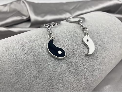 Miniatura 2 de Llavero de regalo para pareja, novio, novia, Yin Yang, regalo de aniversario, regalo de Navidad para marido, esposa, mejor amiga, mujeres, regalos