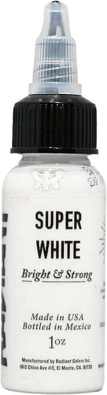 Radiant Colors Tattoo Ink 1oz Bottle (Super White)