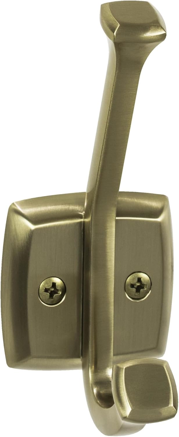 Top Knobs TK1060 Hooks Double Robe Hook - Honey Bronze