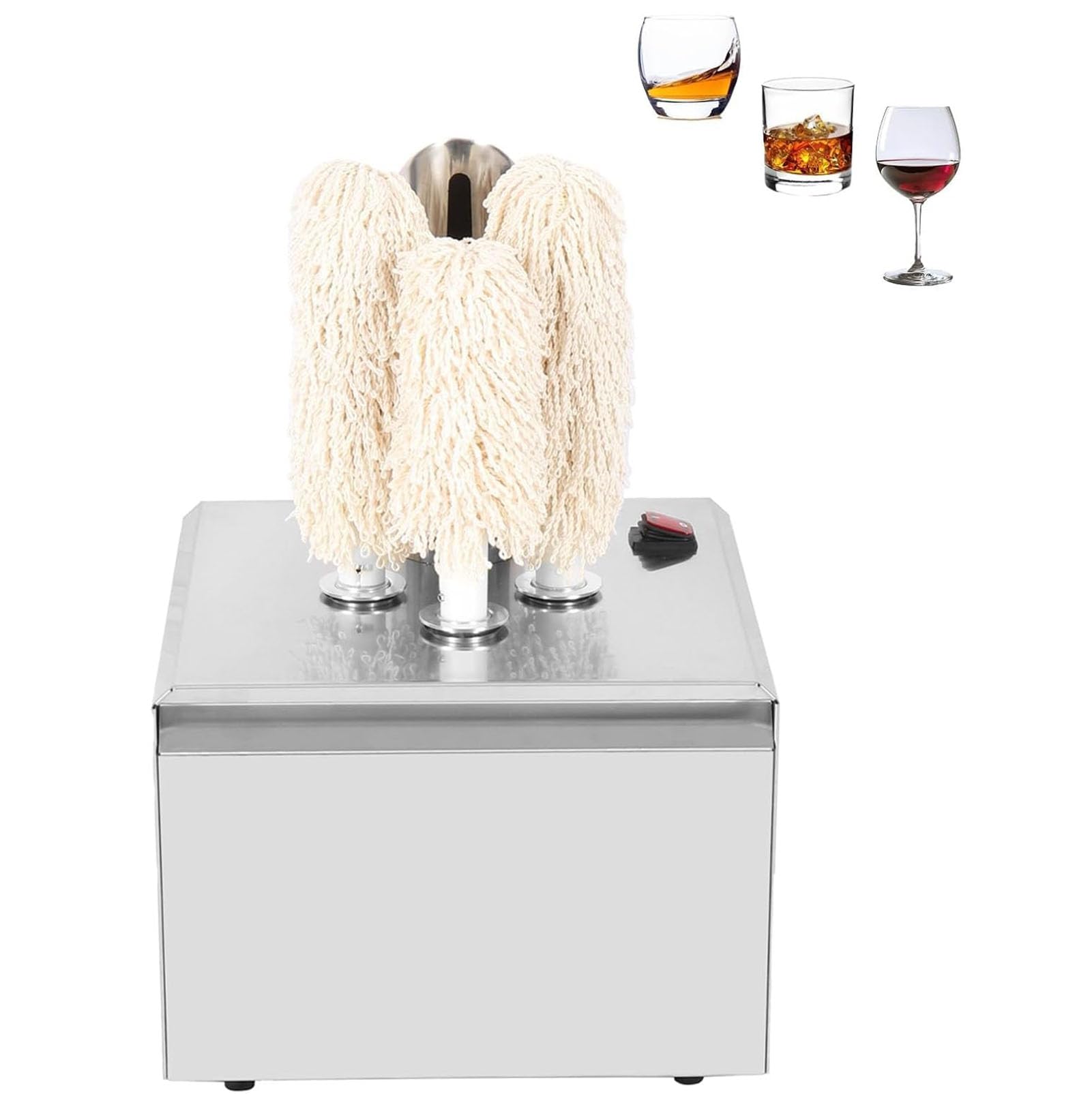 Polisseuse De Verres À Vin, Essuyeuse Polisseuse Électrique Commerciale, Machine À Laver Les Chiffons De Polissage, Polisseuse Professionnelle pour Verres pour Bars, Restaurants Et Hôtels