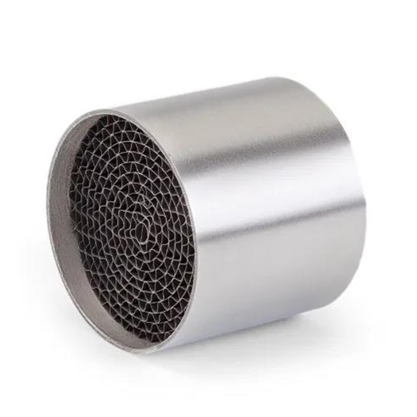 Silenziatore Marmitta 45mm 48mm 50mm 53mm Catalizzatore di Scarico Universale per Moto Db Killer Riduce Il Rumore Coppia Elevata A Bassa velocità Purificazione del Gas Scarico Silenziatore (Misurare