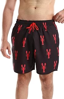 شورت رجالي منقوش بجيوب جانبية من وايت رابيت