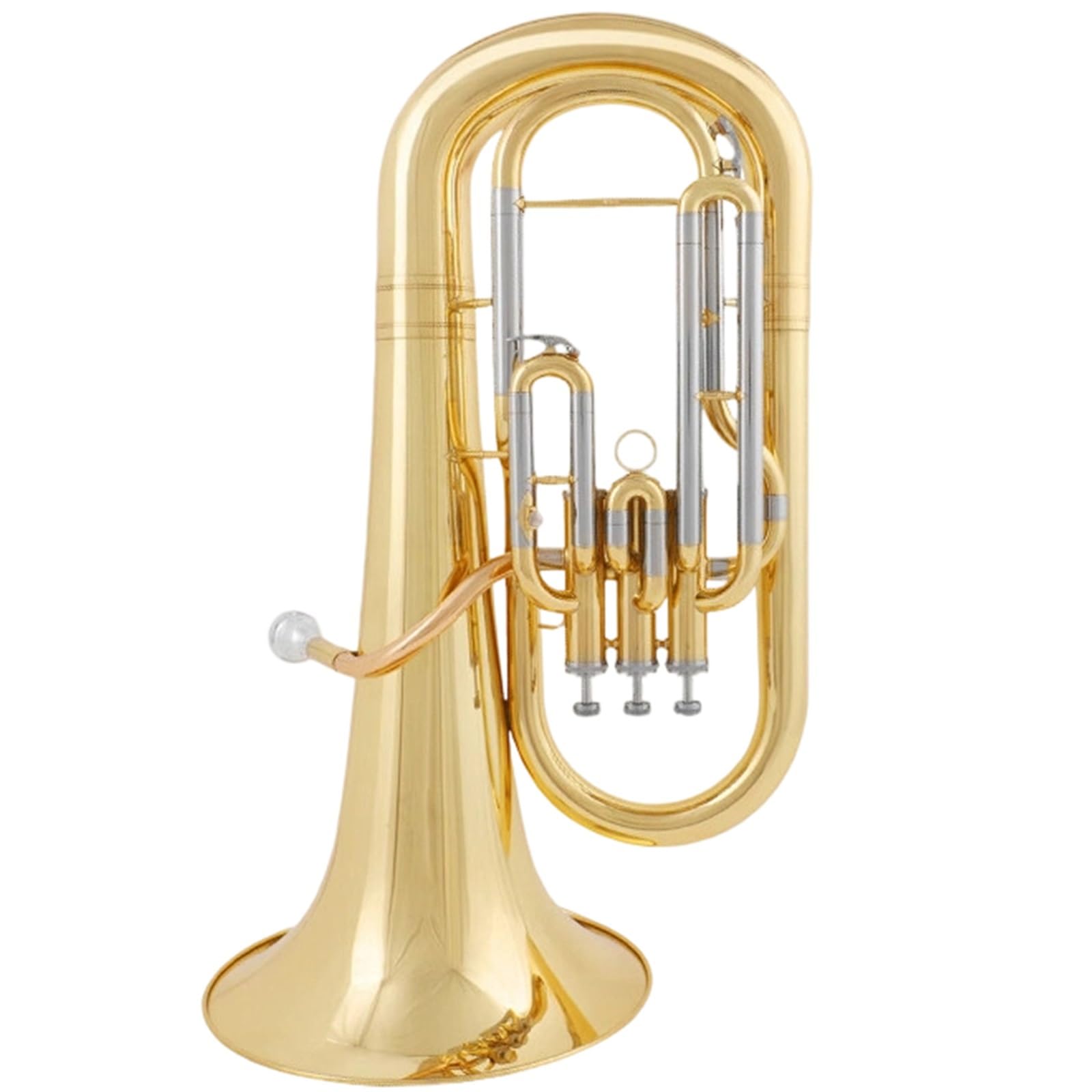 Eufonio Strumenti Musicali Eufonio Tono Sib Tre Pulsanti Ottone Professionale Facile Da Esercitarsi E Suonare