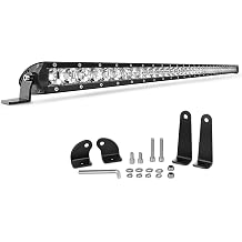 Chelhead Single Row Led Light Bar 42 Inch 200W IP67 Spot Beam Off Road Working Driving Lights Black Compatible with Ford Bronco SXS Can Am Maverick X3 Polaris RZR