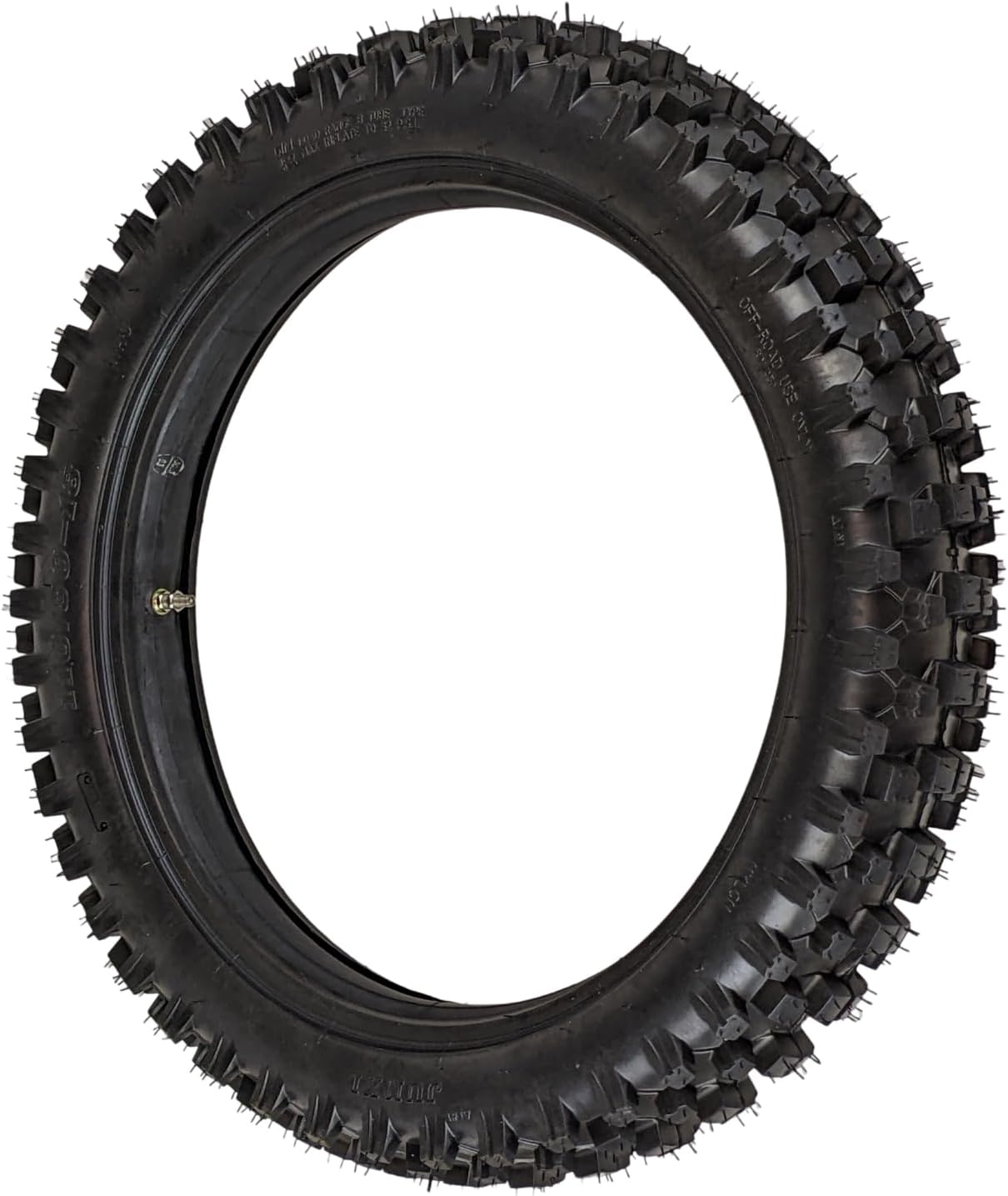 RedCap Rear 110/90-18 Tire with Inner Tube Complete Set for Off-Road Motocross 125cc-250cc Honda Apollo Surron CRF250 TTR230 CRF230F XR650R KLX65 Pit Dirt Bike