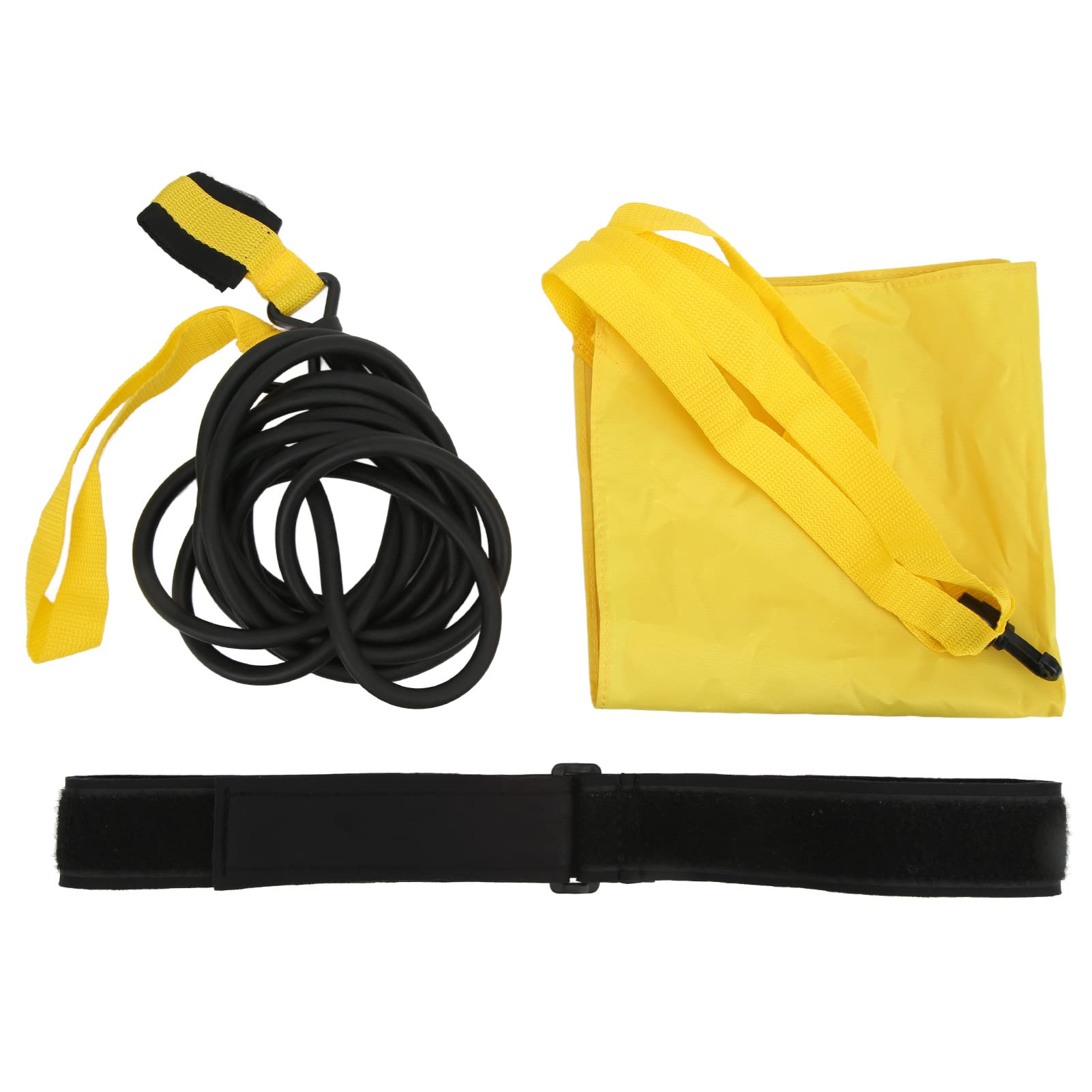 Paracaídas de natación Cinturones de Entrenamiento de natación sellados Ajustables con Resistencia Látex orgánico Recubierto de Neopreno Nylon Equipo de construcción de Fuerza