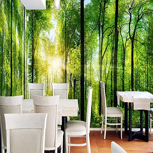 Papel pintado de bosque 3D para decorar tu dormitorio 2