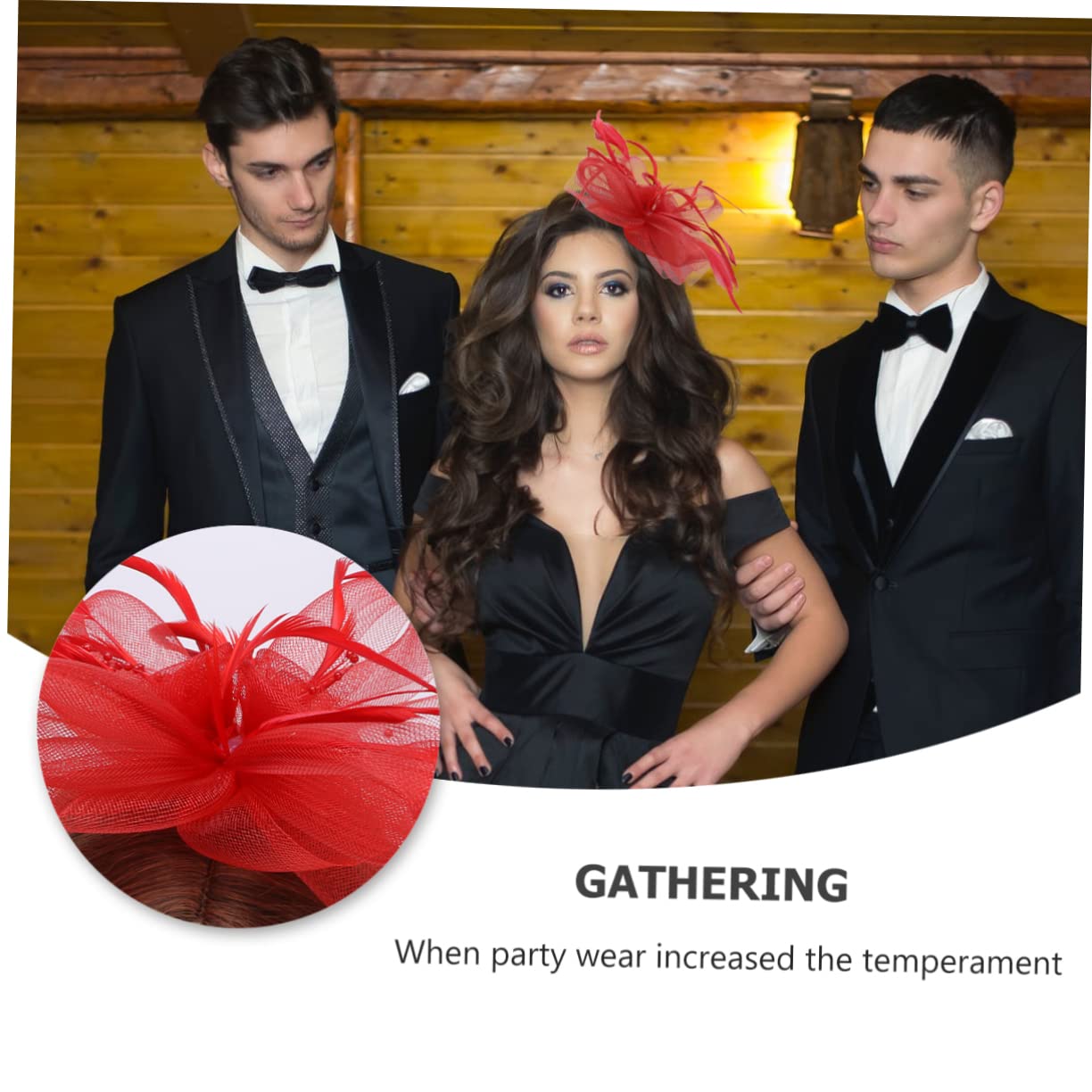 FRCOLOR 3stücke Haarschmuck Mit Federn Und Netzgarn Handgefertigtes Haaraccessoire Für Damen Für Partys Und Besondere Anlässe Atmungsaktiv Und Stilvoll