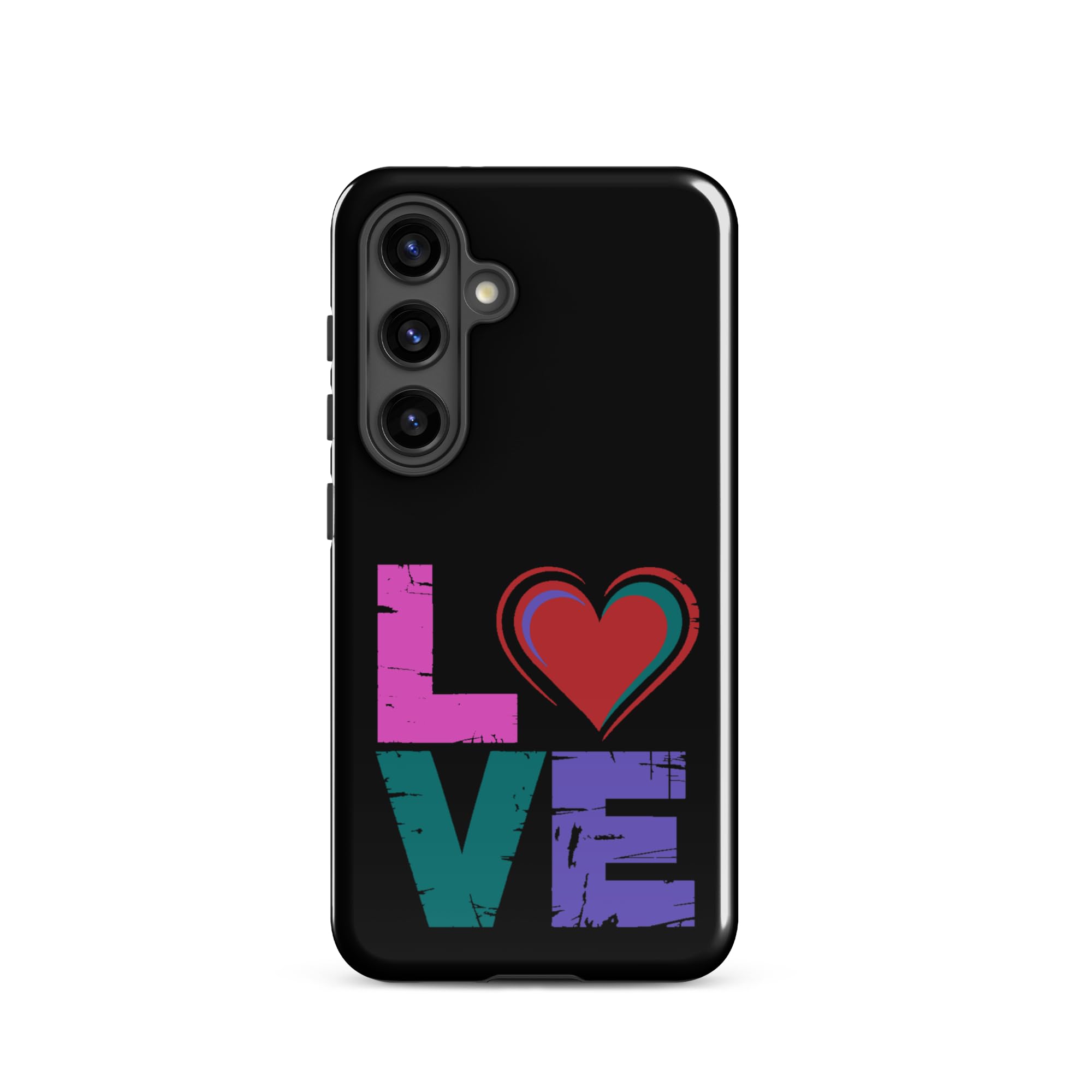 RND Power Solutions Love Dual-Layer Tough Case for iPhone 16 Black Glossy