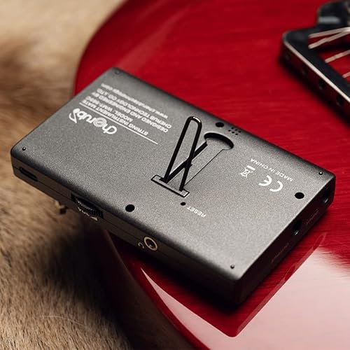 Miniatura 2 de Cherub WMT-565C Metrónomo recargable, sintonizador de instrumentos de cuerda, sintonizador metro, generador de tonos, monitoreo de temperatura y