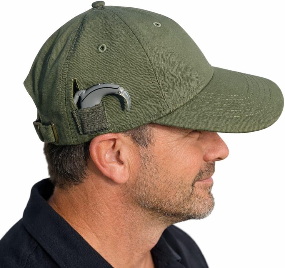 Cochlear Implant Hats for Adults - Secure Fit for Nucleus 7 & BTE Processors | Stylish Hats for Sports