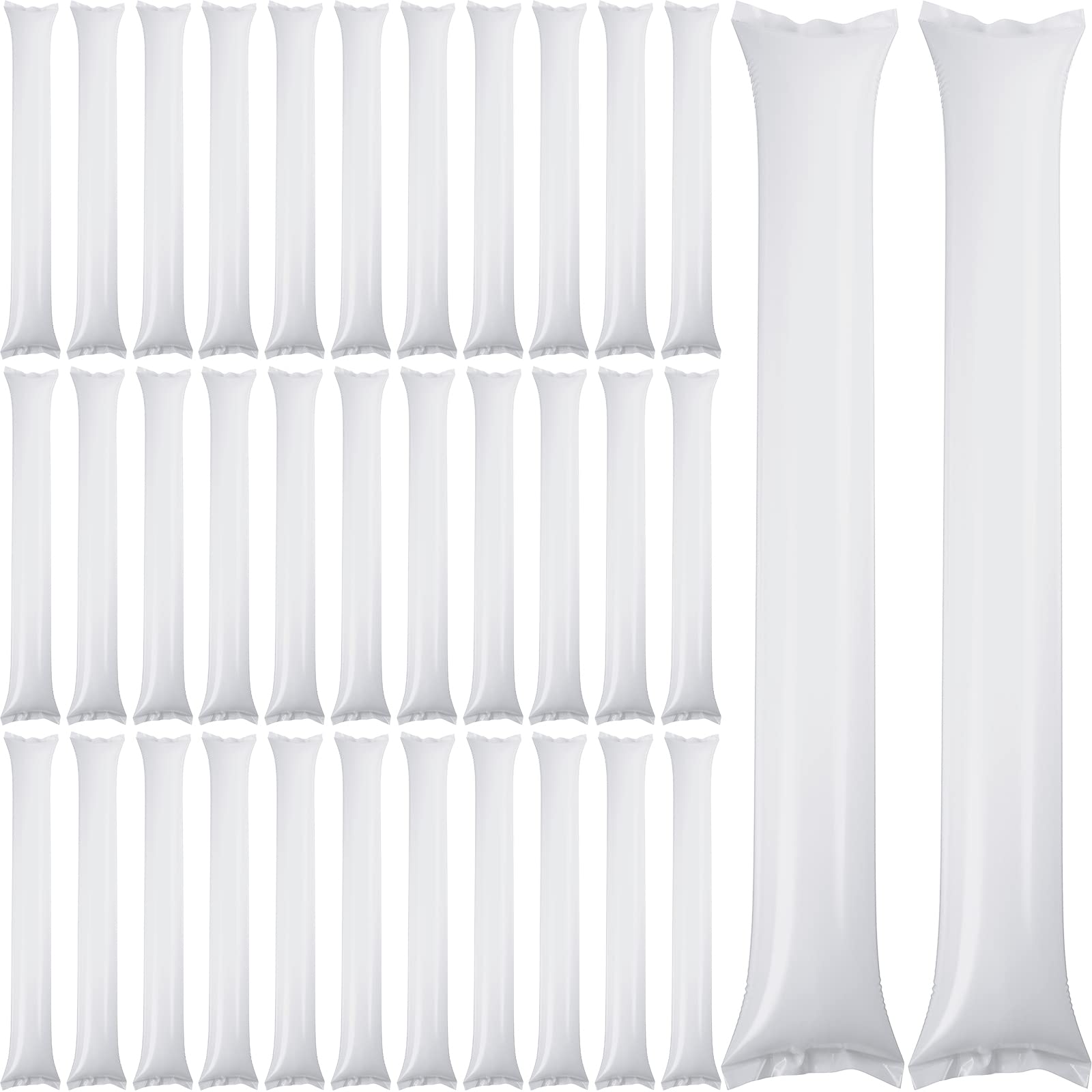 Thunder Sticks Team Spirit Boom Sticks Cheering Noise Makers Plastic Cheerleading Spirit Stick Bam Inflatable Noisemakers Cheer Noisemakers Stick for Football Game Party Sport Events