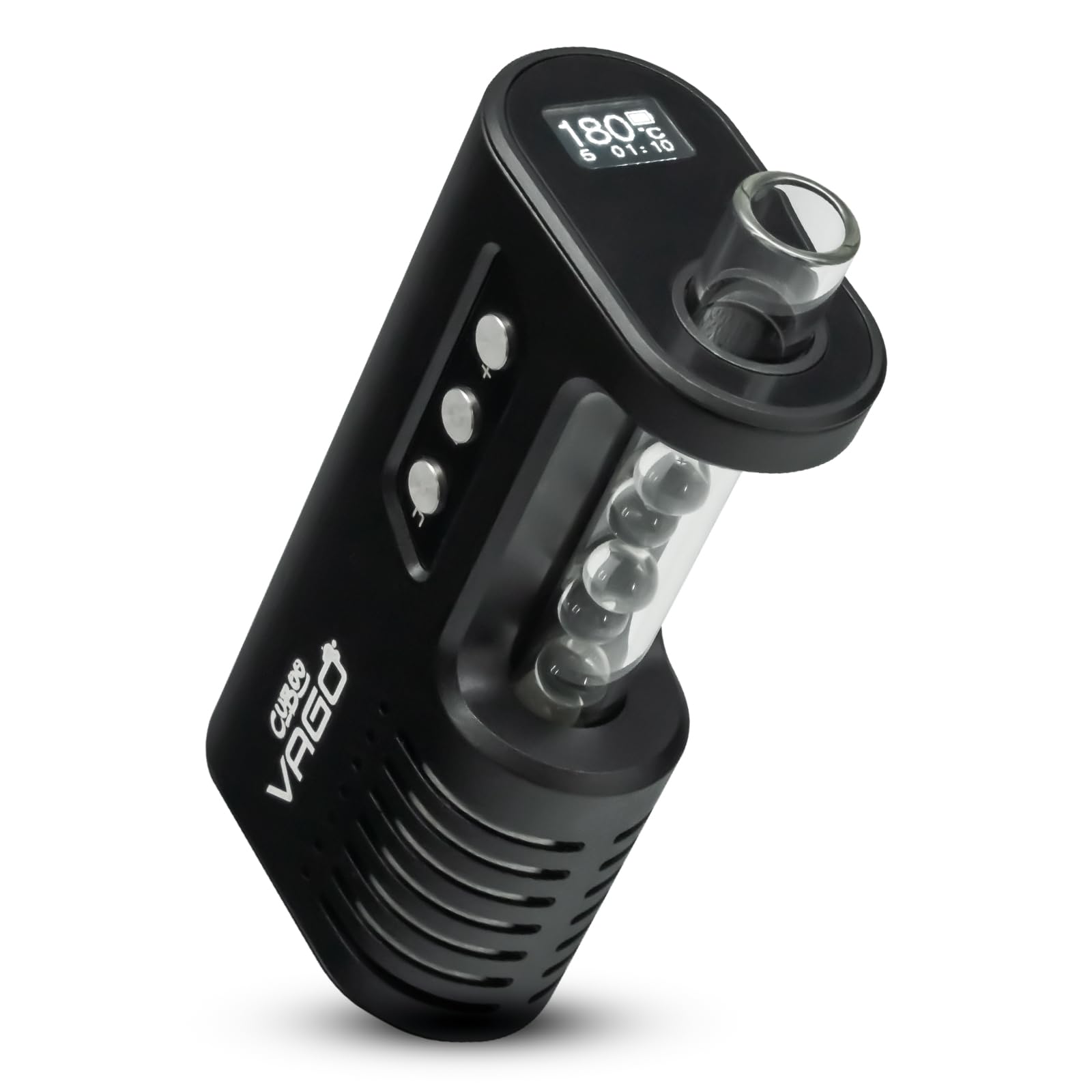 VaGo: Hybrid-Vaporizer mit reinem Glas-Dampfweg | Präzise Temperaturkontrolle & 2600mAh Akku | 2 Jahre Garantie