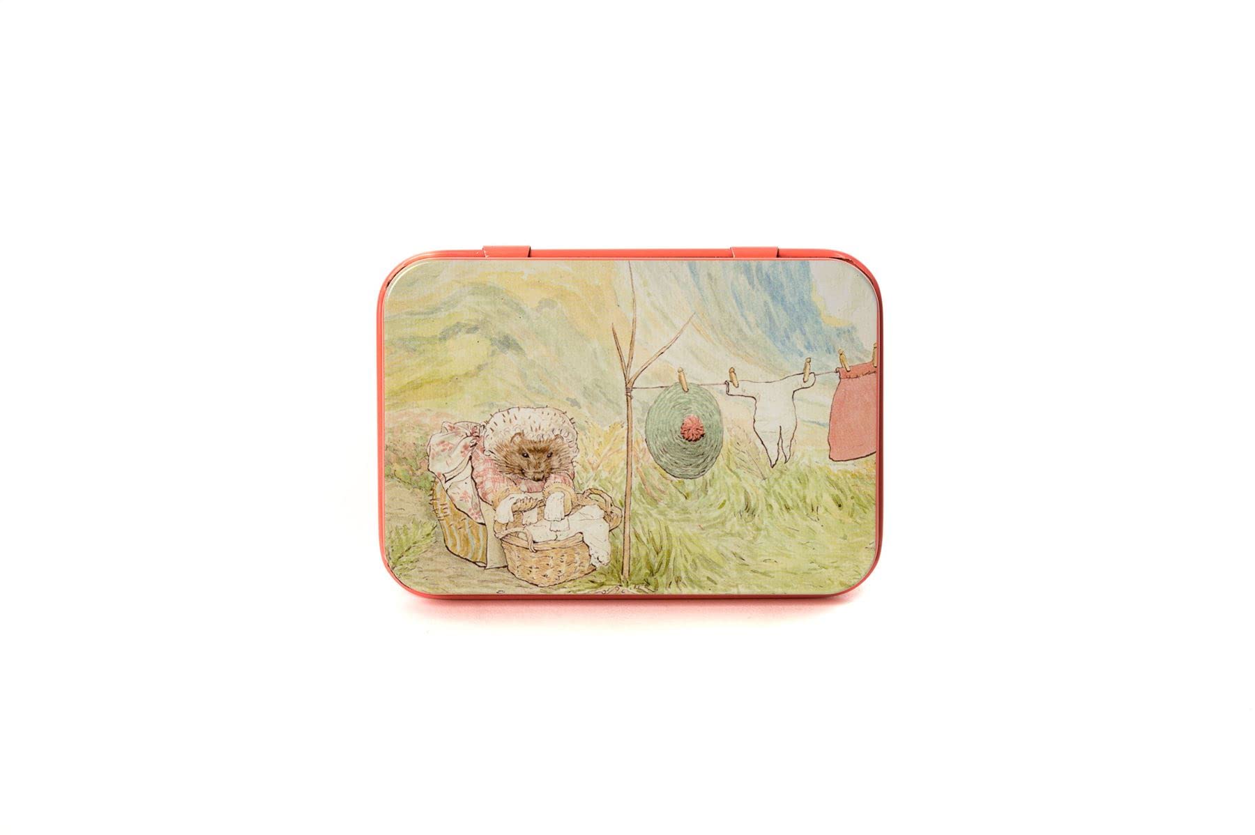 Potty Feet Beatrix Potter Wildflowers Seed Ball Tin - Mrs Tiggy-Winkle (Wildflowers for Hedgehogs Mix) - Features Six seed balls with a variety of wildflower seeds. Easy to sew and grow flowers!