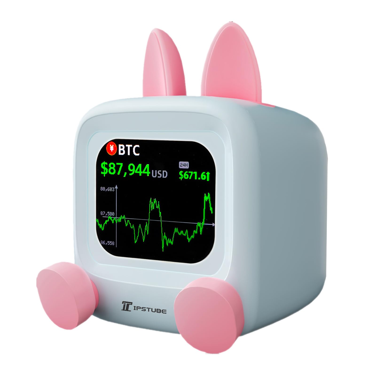 Amazon.com: Vastarry Real Time Bitcoin Price Ticker Display, Live Crypto &  Stock Market Ticker, Desktop Clock with Virtual Currency Tracking,  Electronic Pet Clock, and Digital Album Display (Pink) : Home & Kitchen