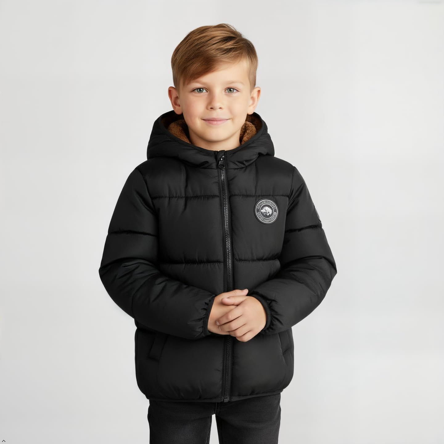 solomate Girls and Boys Winter Coats - Outerwear Winter Puffer Heavyweight Fleece Lined Jackets & Coats for Kids