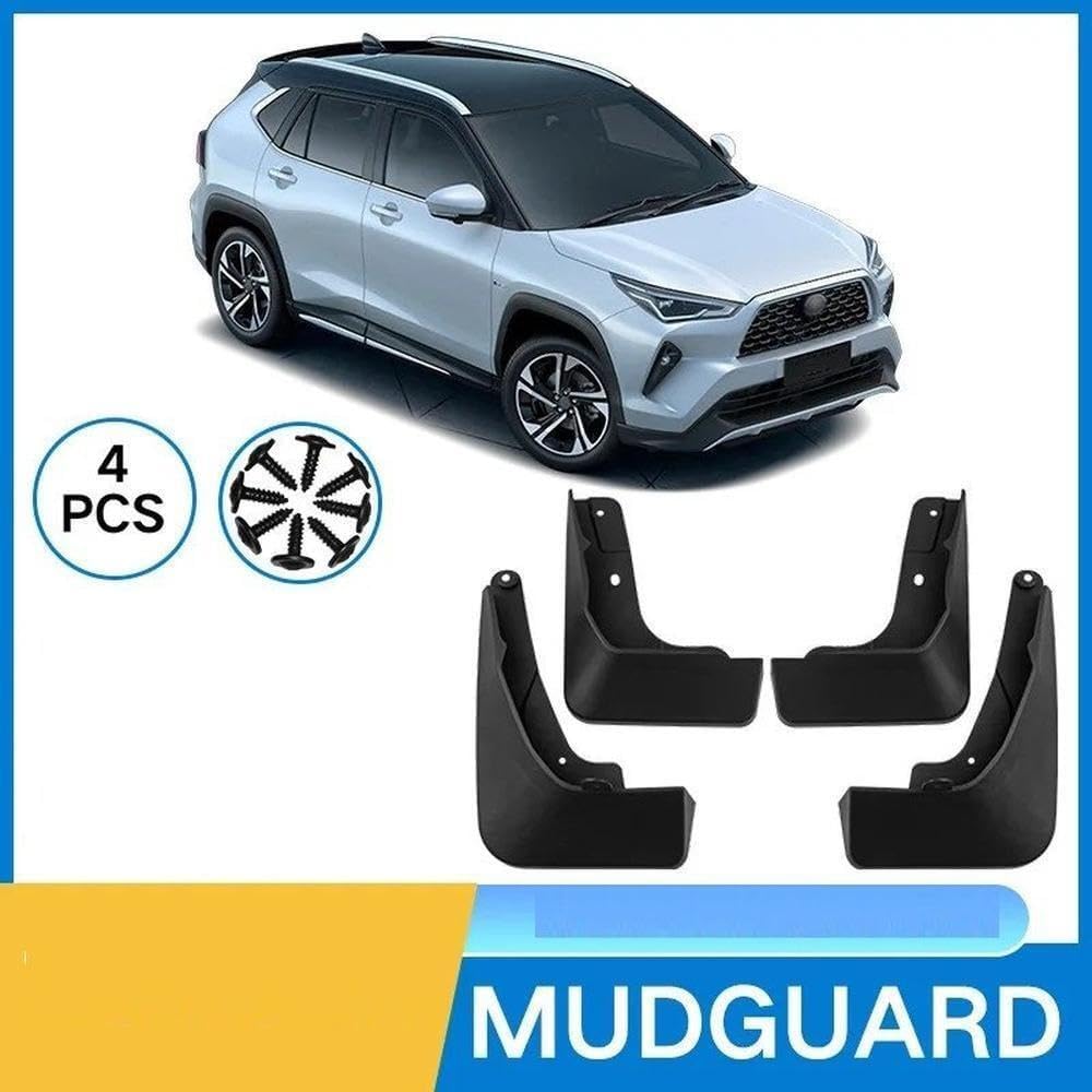 Mudflaps Front Rear Flares Splash Guards Cover Car Accessorie For Toyota Yaris Cross Non GR 2023-2025 Low-end