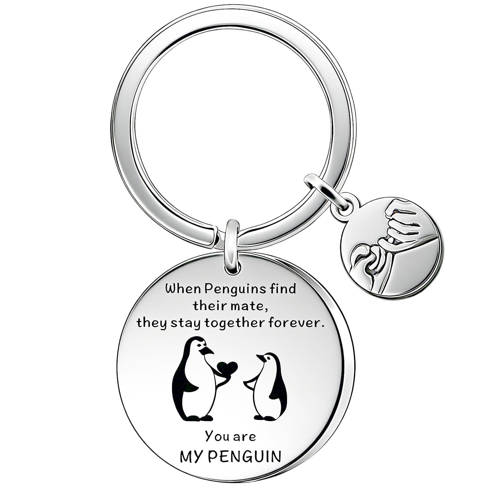 YSAOAKA You Are My Penguin Anniversary Keyring, You Are My Penguin Keyring Valentine's Day Gifts, Couple Keychains Penguins Funny Gifts, Valentines for Him Her Boyfriend Girlfriend