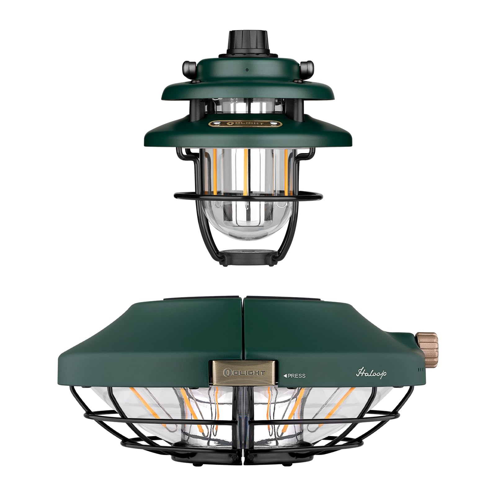 OLIGHTOlantern Classic Mini LED Camping Lantern Bundle OLIGHT Haloop 600 Lumens Rechargeable Umbrella Lights