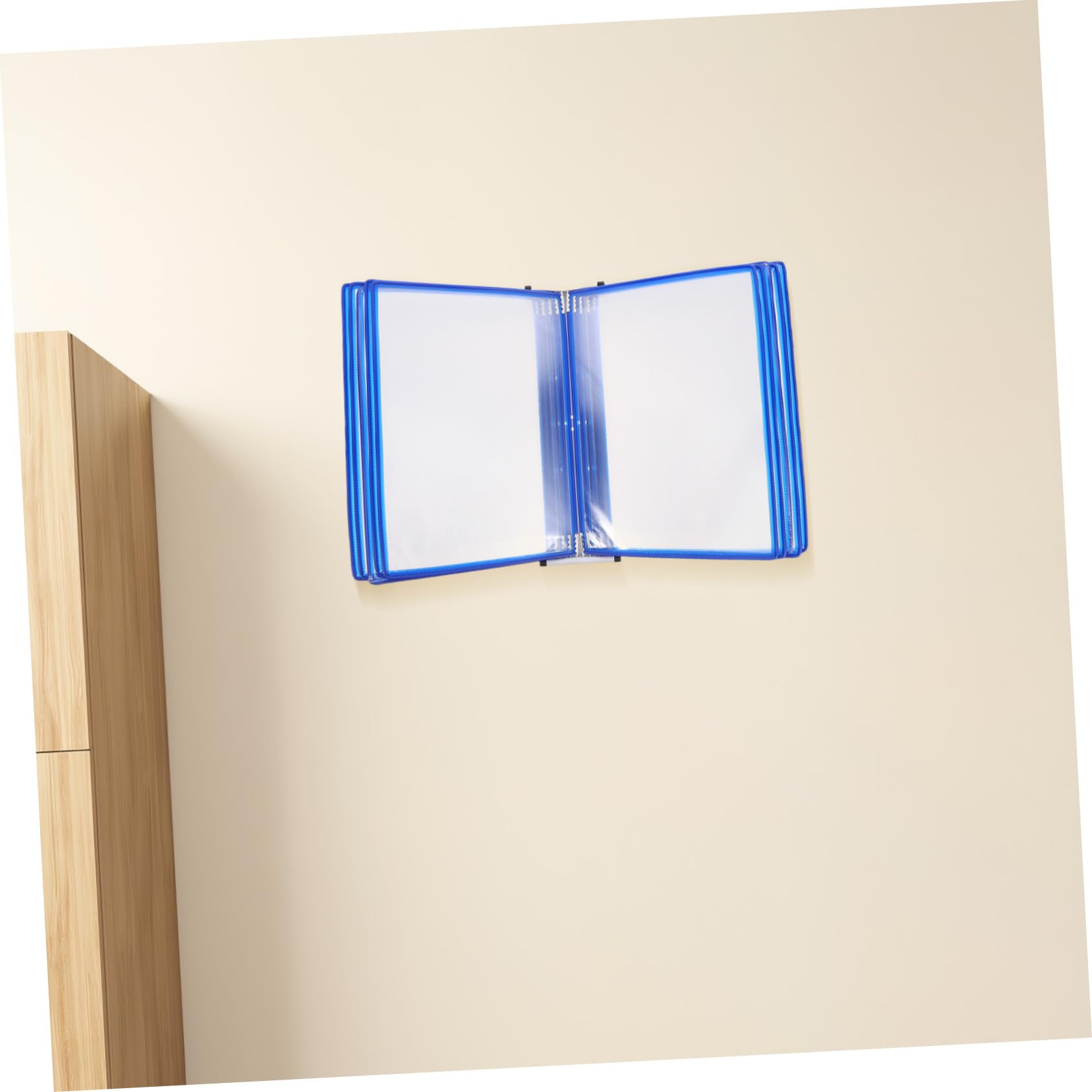 DOITOOL Organizador de Archivos de Pared con Bolsillos Soporte para Documentos Montado Pared Exhibidor de Folletos para Oficinas y Conferencias Almacenamiento Compacto para Espacios