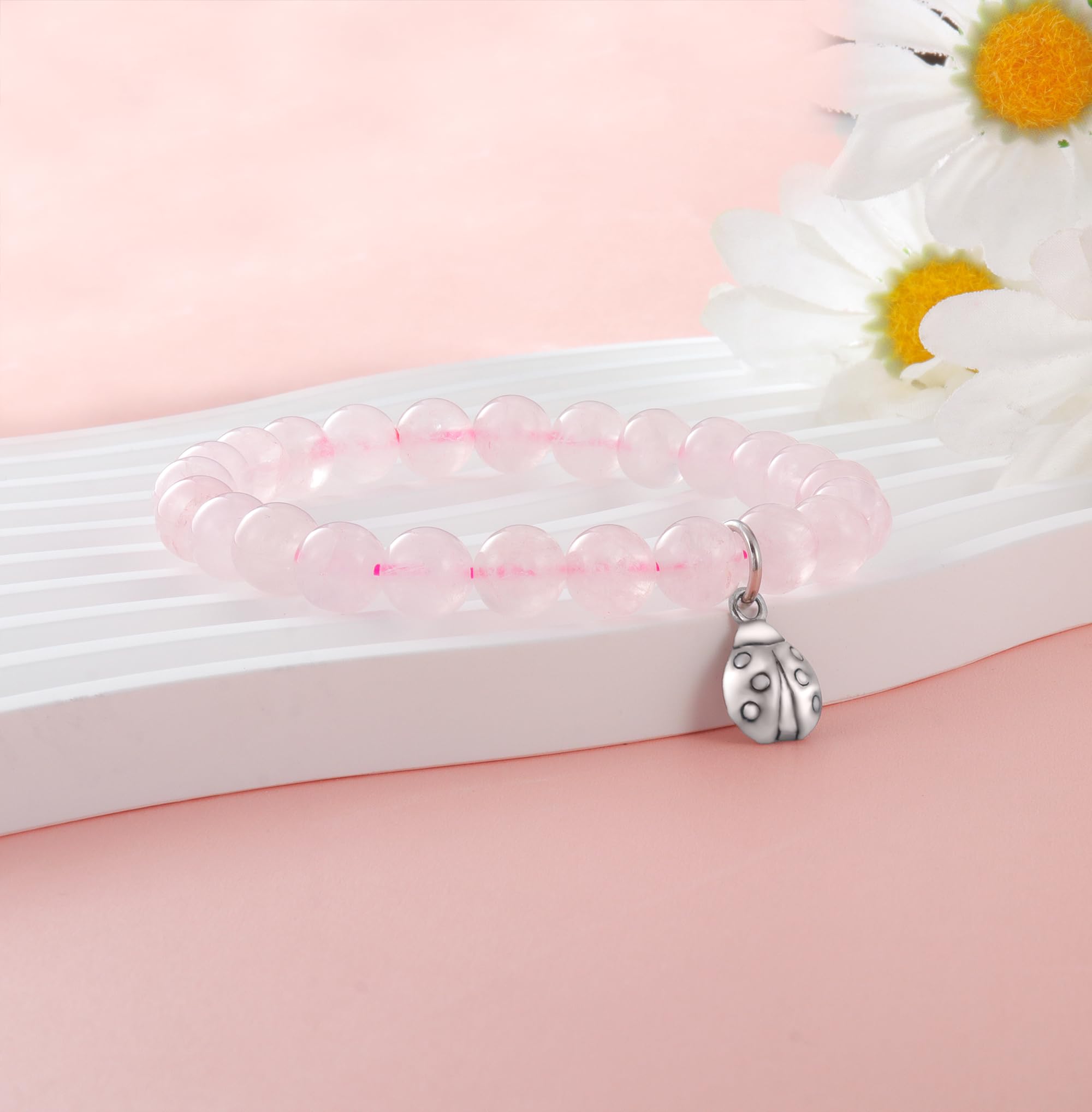 Ladybug Ladybug Bracelet Good Luck Gifts Ladybug Charm Ladybug Gifts for Women Miraculous Ladybug Jewelry Encouragement Gifts Inspirational Gifts