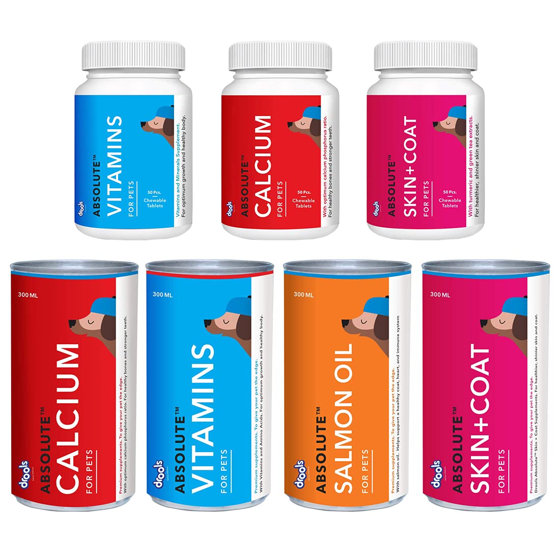 Drools Dog Supplements Mega Combo Pack - Syrups & Tablets (B0992GS4LH) Amazon Price History, Amazon Price Tracker