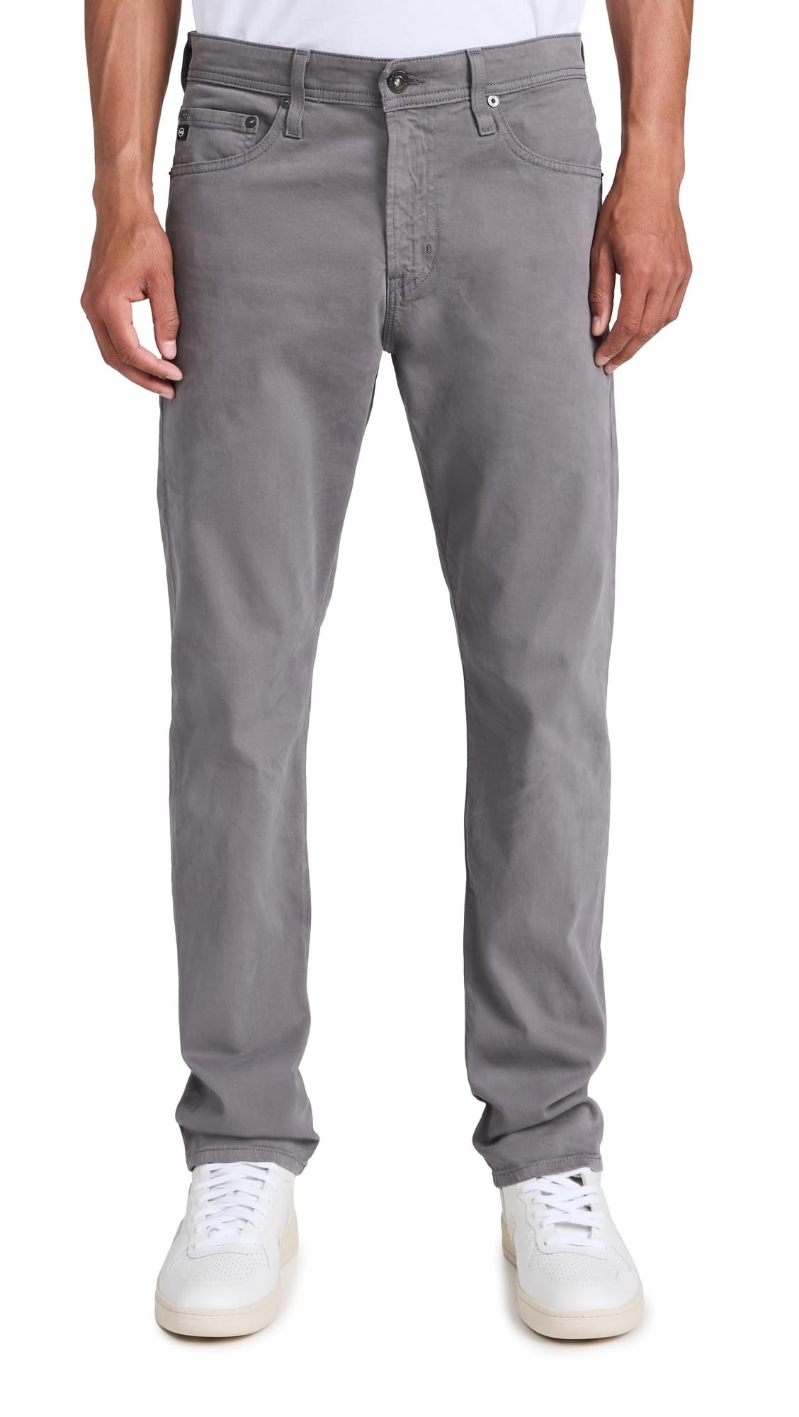 AG Adriano Goldschmied Men's The Graduate Tailored Straight SUD Sueded Stretch Sateen 32"