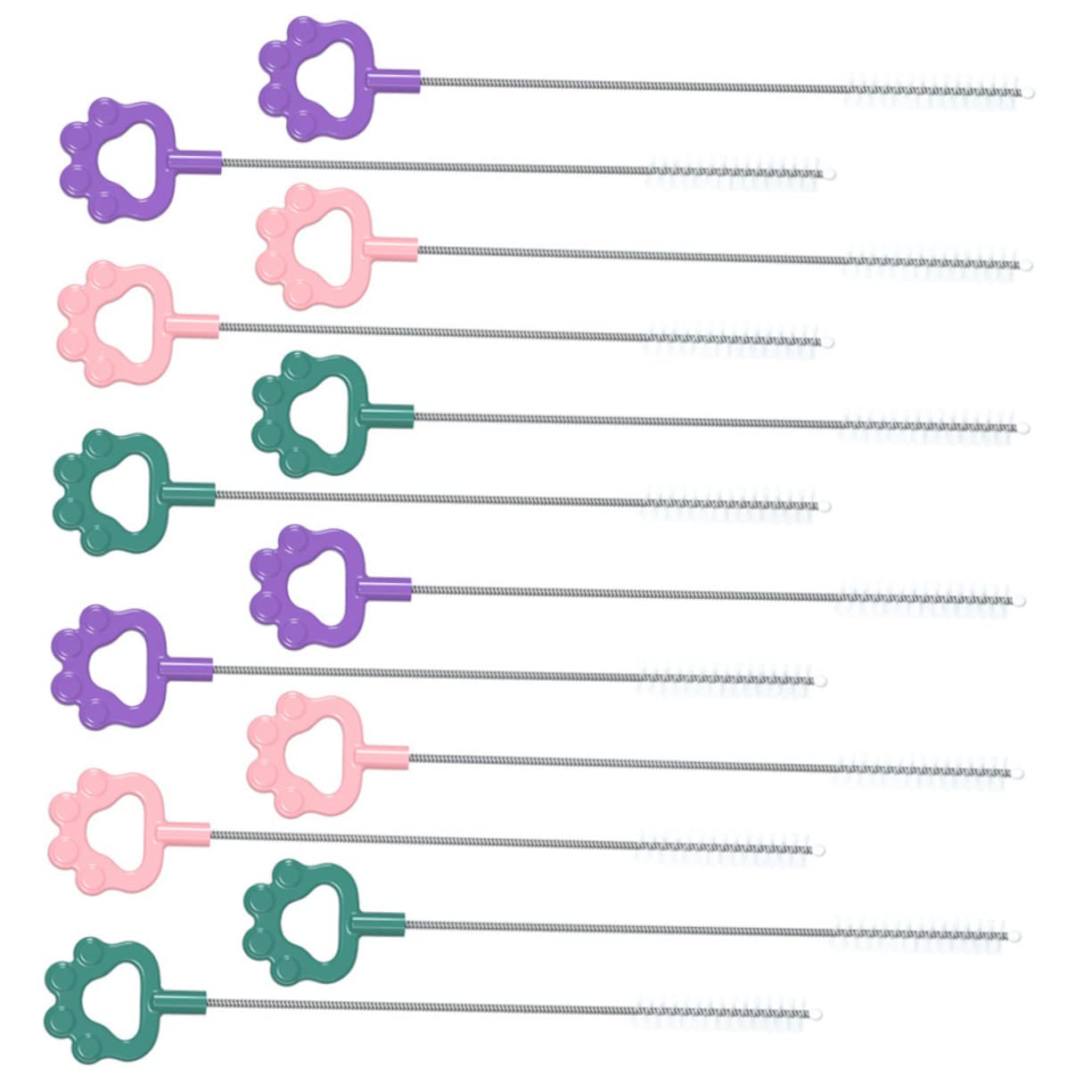 MAGICLULU 3 Set Di Spazzole Per La Pulizia Della Cannuccia Del Biberon Kit Di Spazzole Per La Pulizia Della Cannuccia Multiuso 12 Pezzi*3