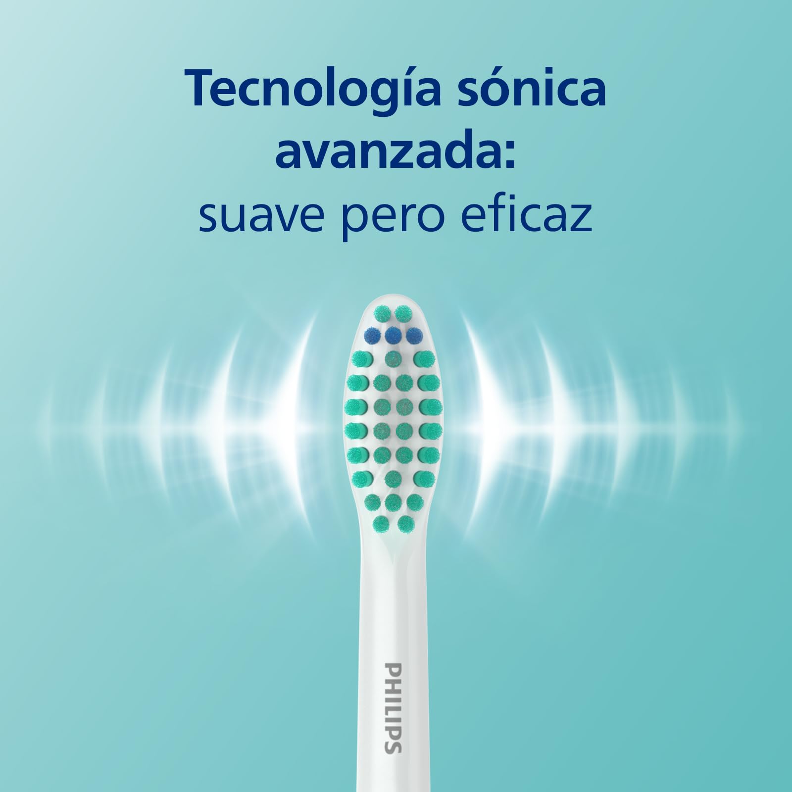 Philips Sonicare serie 3100, cepillo dental eléctrico, sónico, sensor de presión y temporizador, negro, HX3671/14, Negro